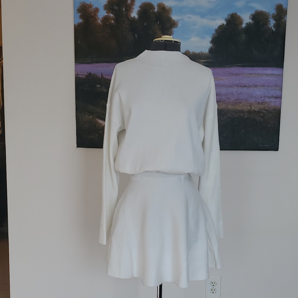 White Sweater Dress